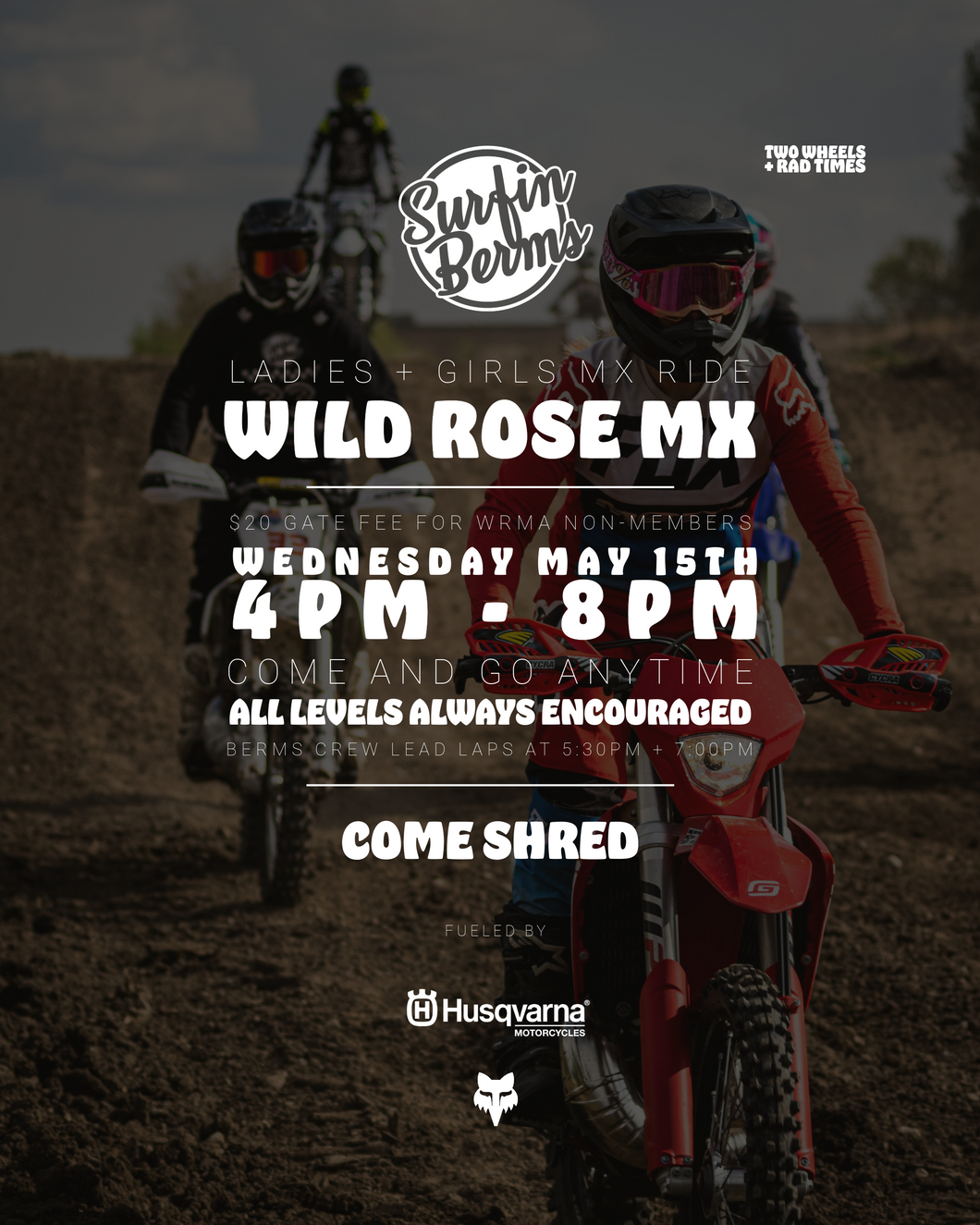5.15.24 Ladies + Girls MX Ride at WildRoseMX Registration