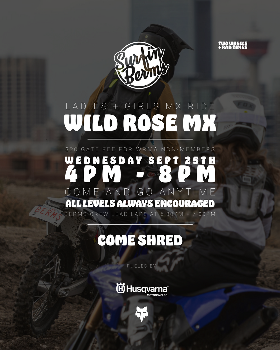 9.25.24 Ladies + Girls MX Ride at WildRoseMX Registration